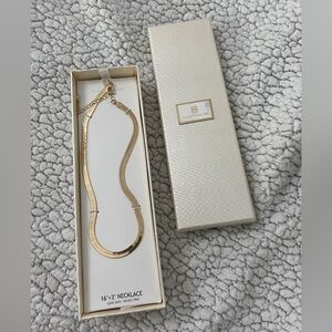 NEW HOUSE OF HARLOW 1960 GOLD NECKLACE